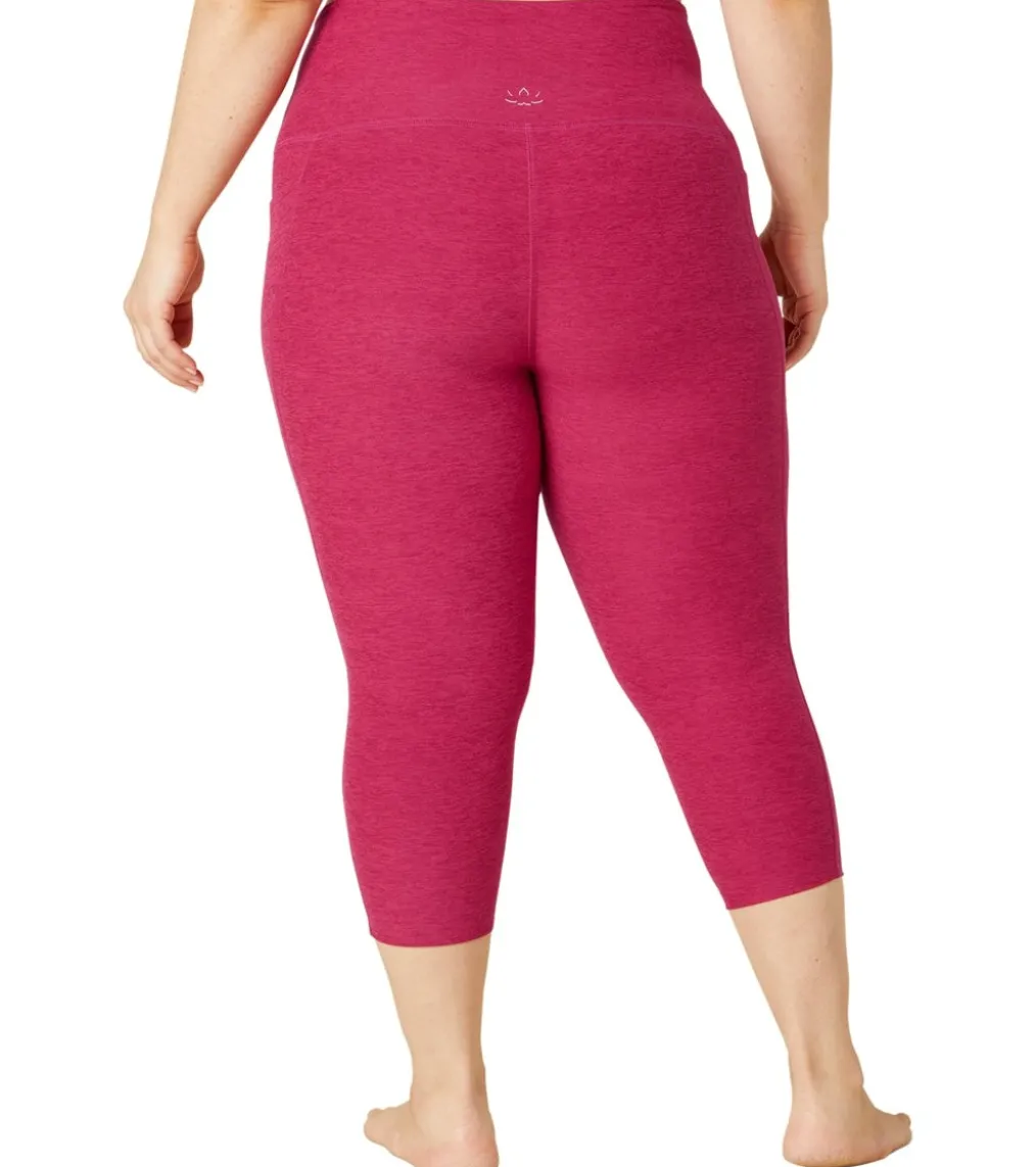 Beyond Yoga Plus Size Spacedye Out Of Pocket High Waisted Capri Leggings