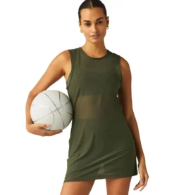 Beyond Yoga Show Off Mesh Mini Dress