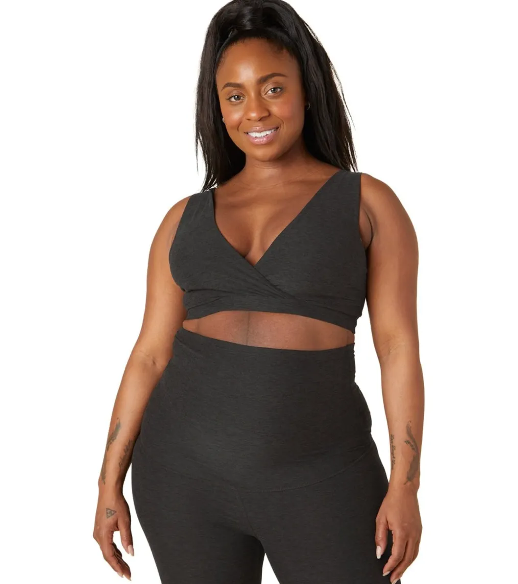 Beyond Yoga Spacedye Criss Crossover Maternity Nursing Bra