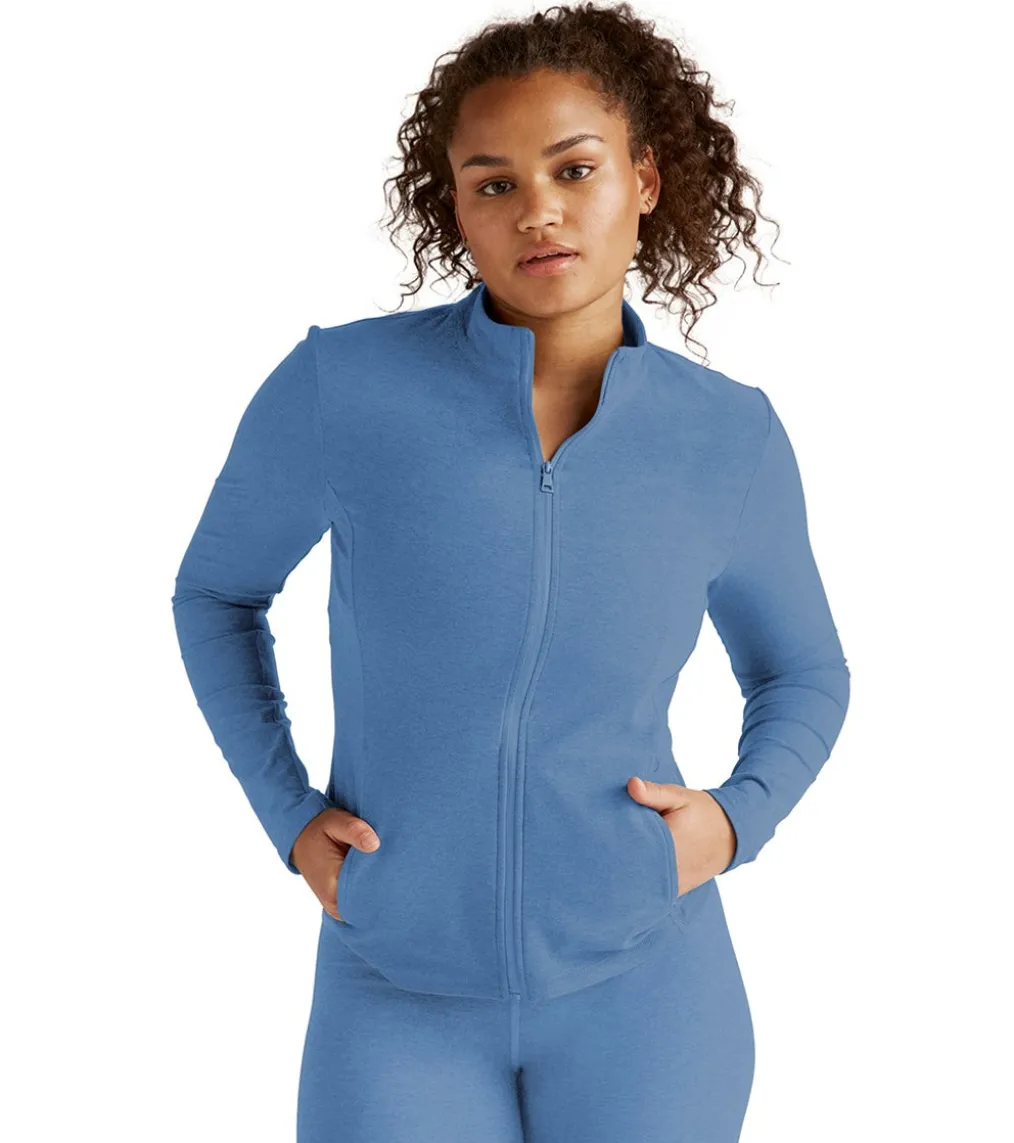 Beyond Yoga Spacedye On The Go Mock Neck Jacket