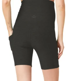 Beyond Yoga Spacedye Pockets Forever Maternity Biker Shorts