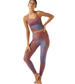 Beyond Yoga Spacedye Printed Caught In The Midi Yoga Leggings