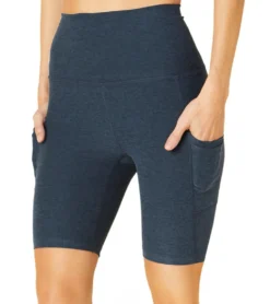 Beyond Yoga Spacedye Team Pockets High Waisted Biker Shorts
