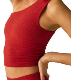 Beyond Yoga Spacedye The Bold Shoulder Cropped Tank