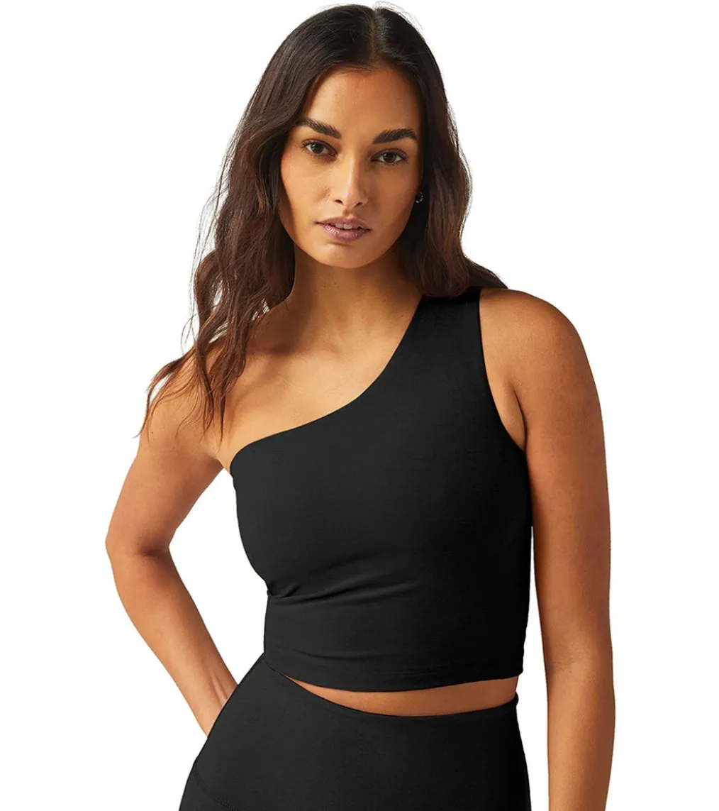 Beyond Yoga Spacedye The Bold Shoulder Cropped Tank