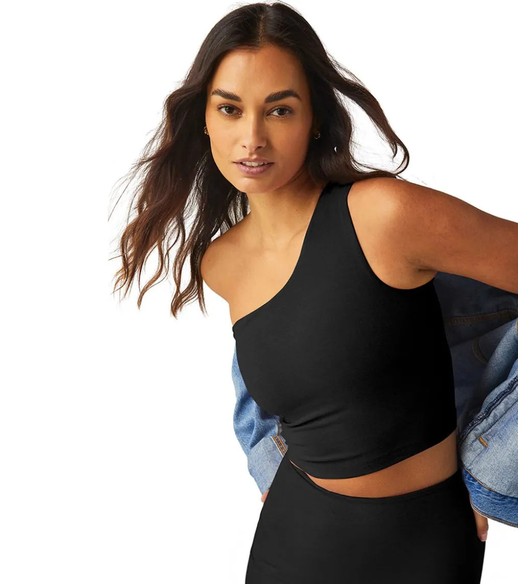 Beyond Yoga Spacedye The Bold Shoulder Cropped Tank
