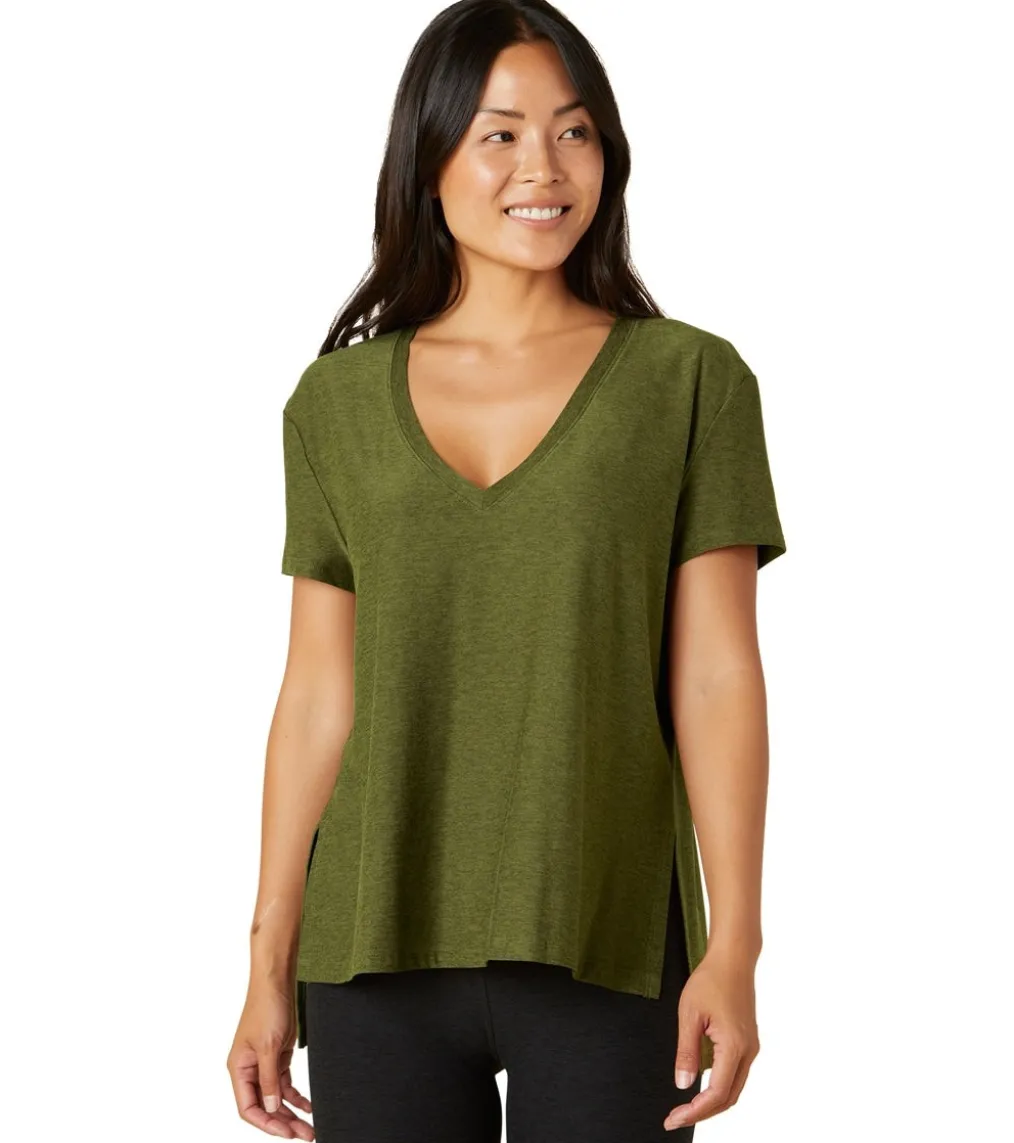 Beyond Yoga Split Up Long Tee