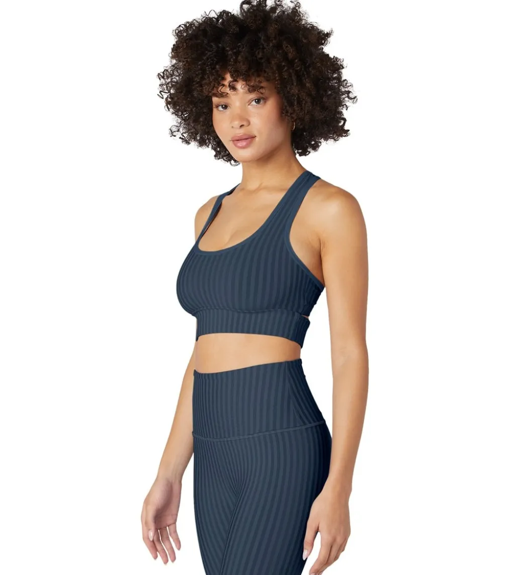 Beyond Yoga Work It Over Long Line Bra