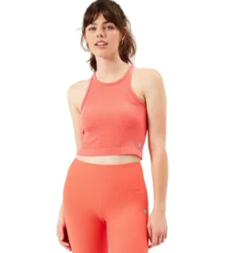 Cream Yoga Claire Racer Back Tank Top