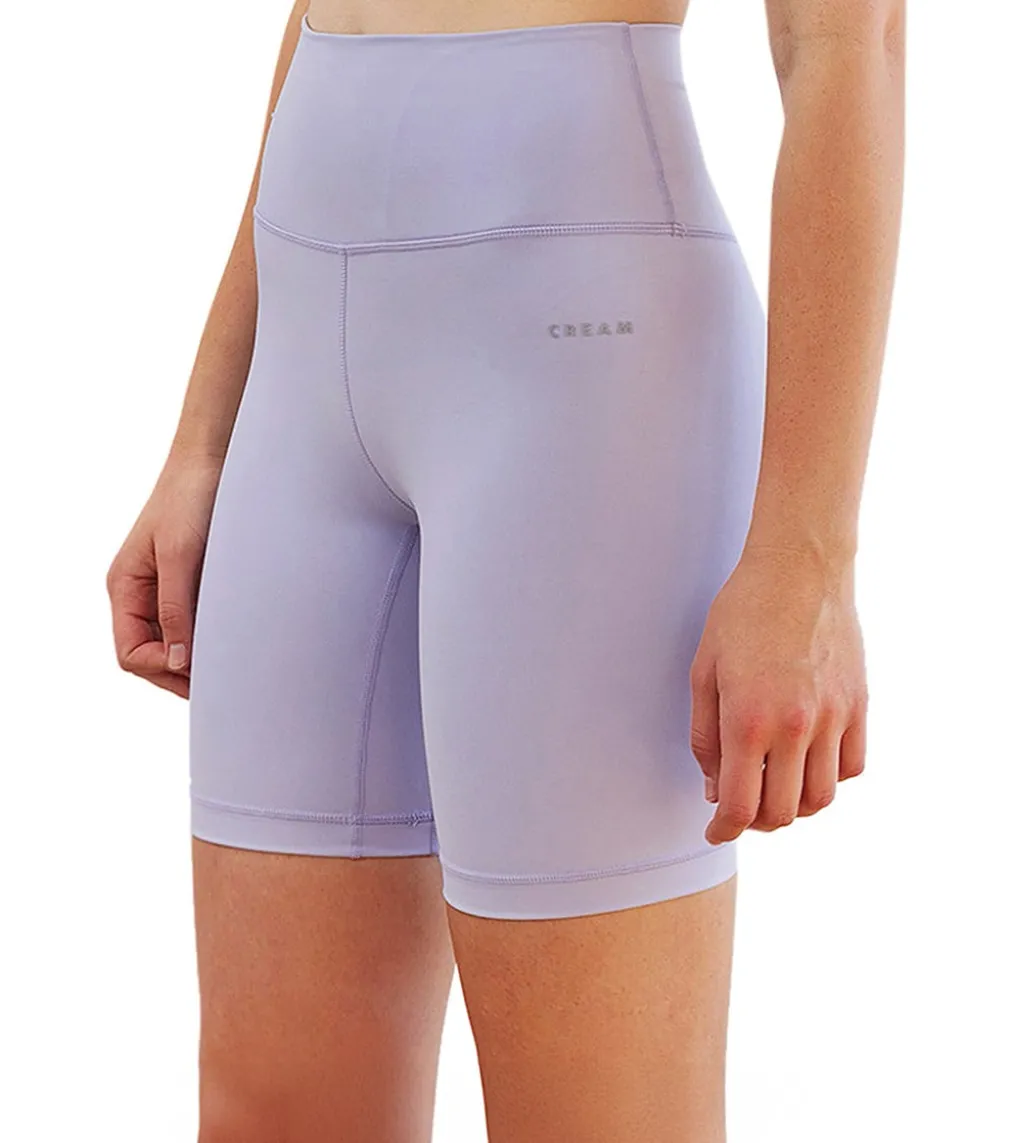 Cream Yoga Drew Biker Shorts 8"