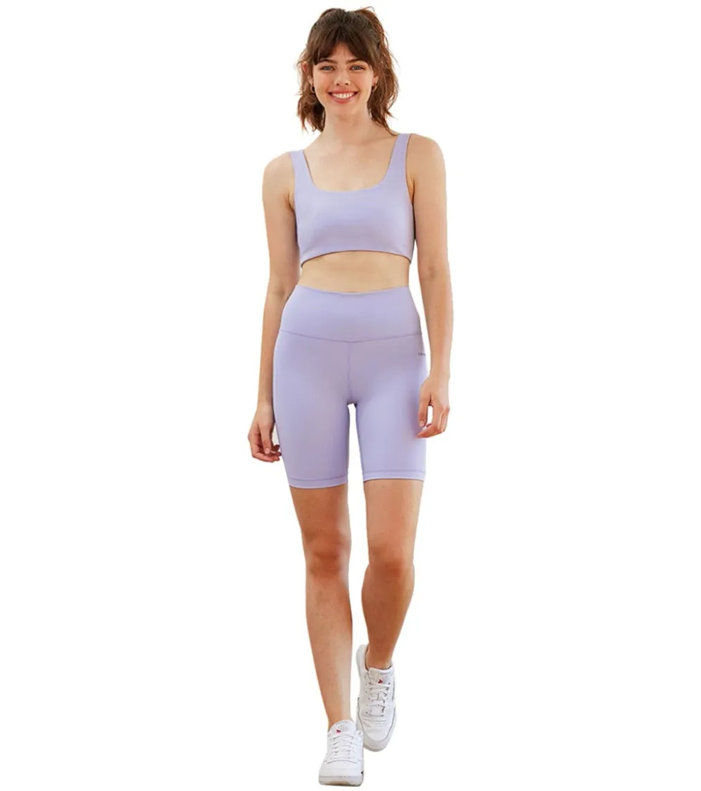 Cream Yoga Drew Biker Shorts 8"
