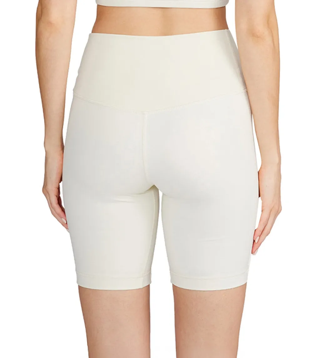 Cream Yoga Drew Biker Shorts 8"