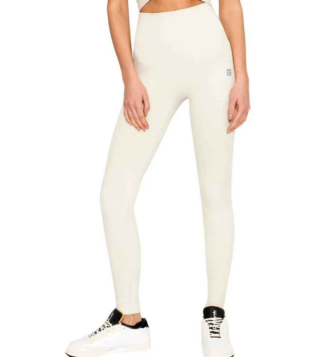 Cream Yoga Haylee Seamless Legging