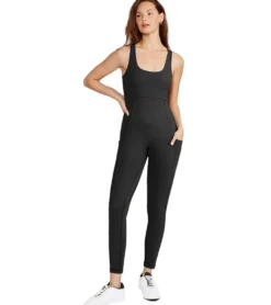 Cream Yoga Heather Jumpsuit