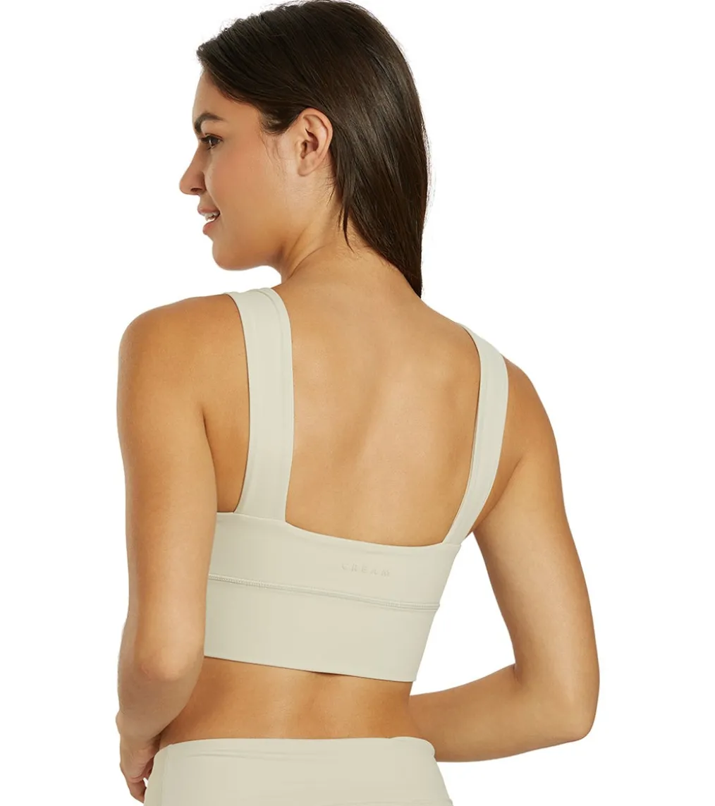 Cream Yoga Molly Bra Top
