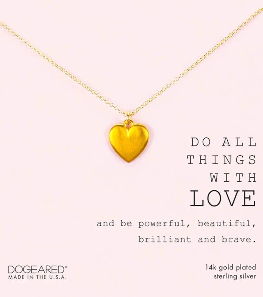 Dogeared Do All Things With Love Necklace