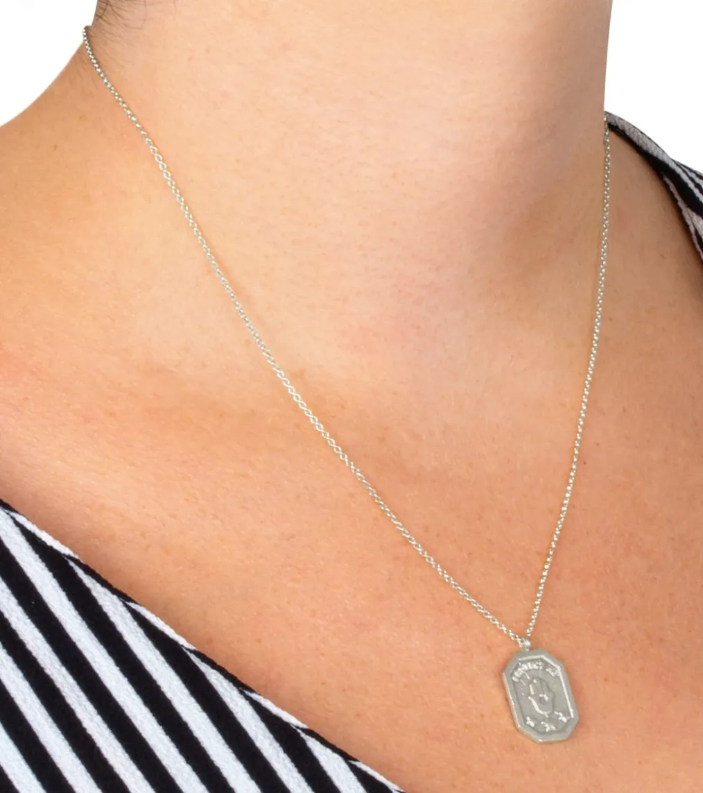 Dogeared Protect Me Hamsa Tablet Necklace