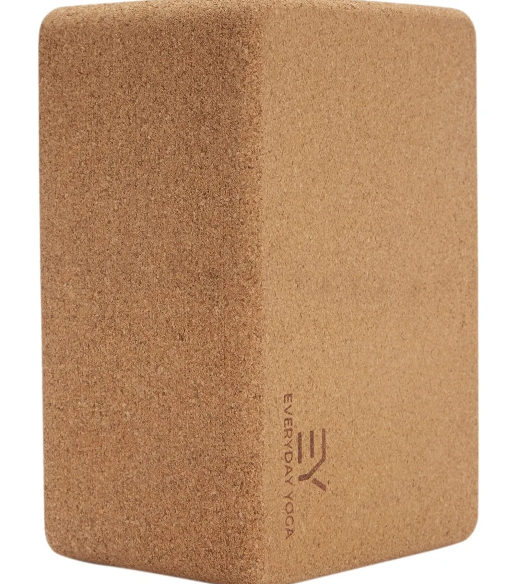 Everyday Yoga Cork Yoga Block 5 Inch