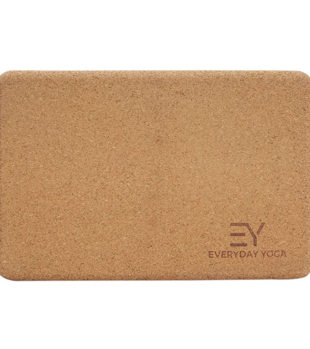 Everyday Yoga Cork Yoga Block 5 Inch