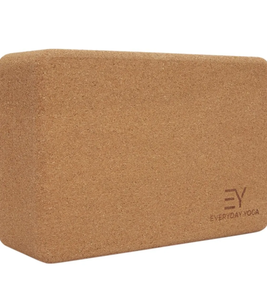 Everyday Yoga Cork Yoga Block 3 Inch