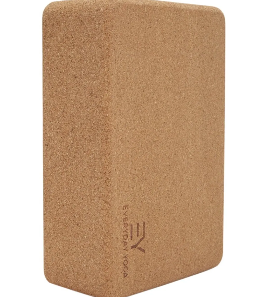 Everyday Yoga Cork Yoga Block 3 Inch