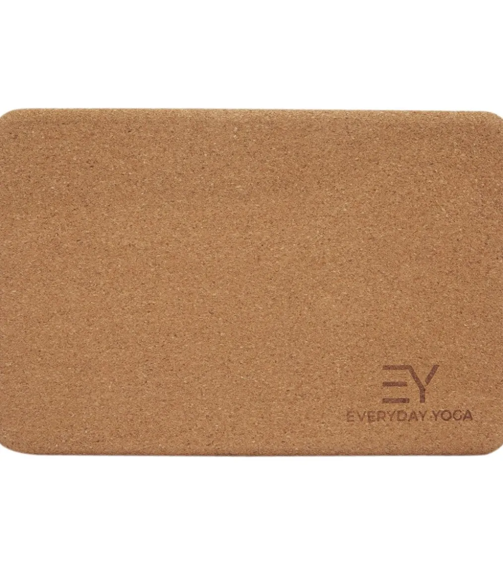 Everyday Yoga Cork Yoga Block 3 Inch