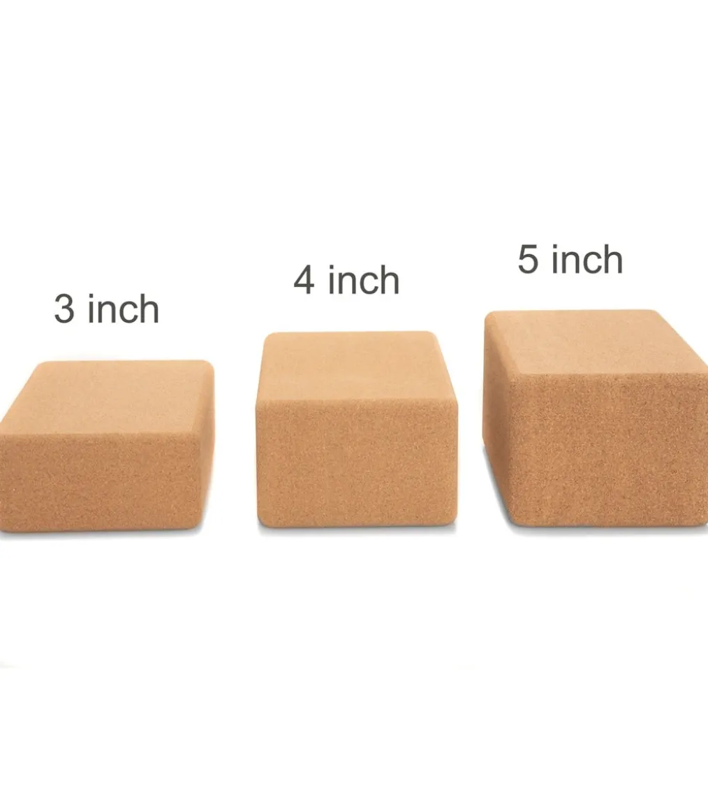 Everyday Yoga Cork Yoga Block 3 Inch