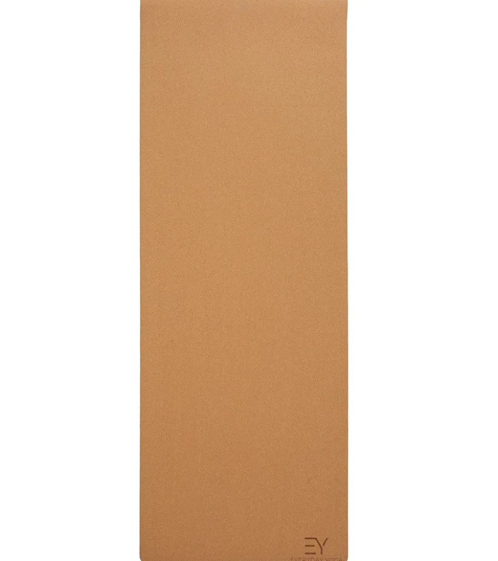 Everyday Yoga Cork Yoga Mat 72 x 26 Inch 5mm