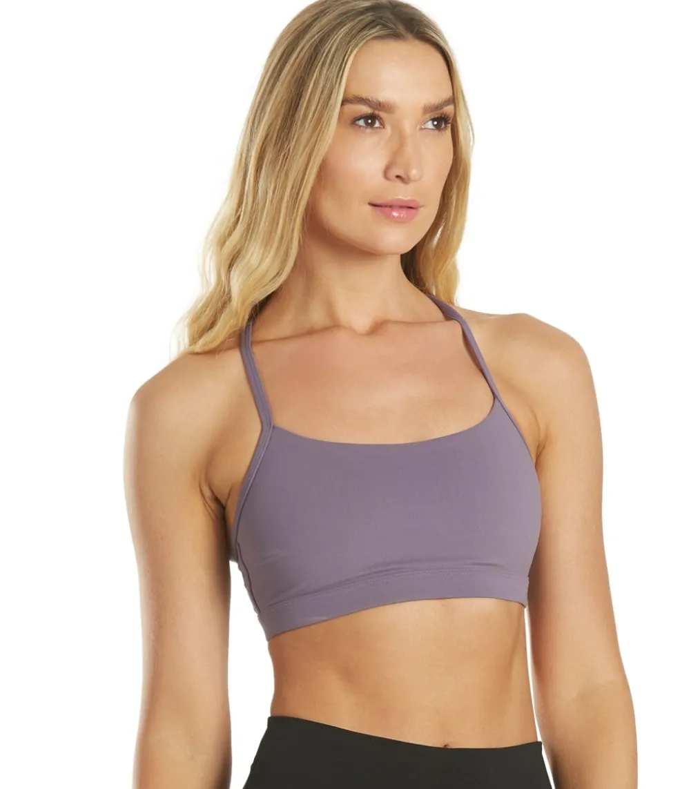 Everyday Yoga Delight Solid Racer Back Sports Bra