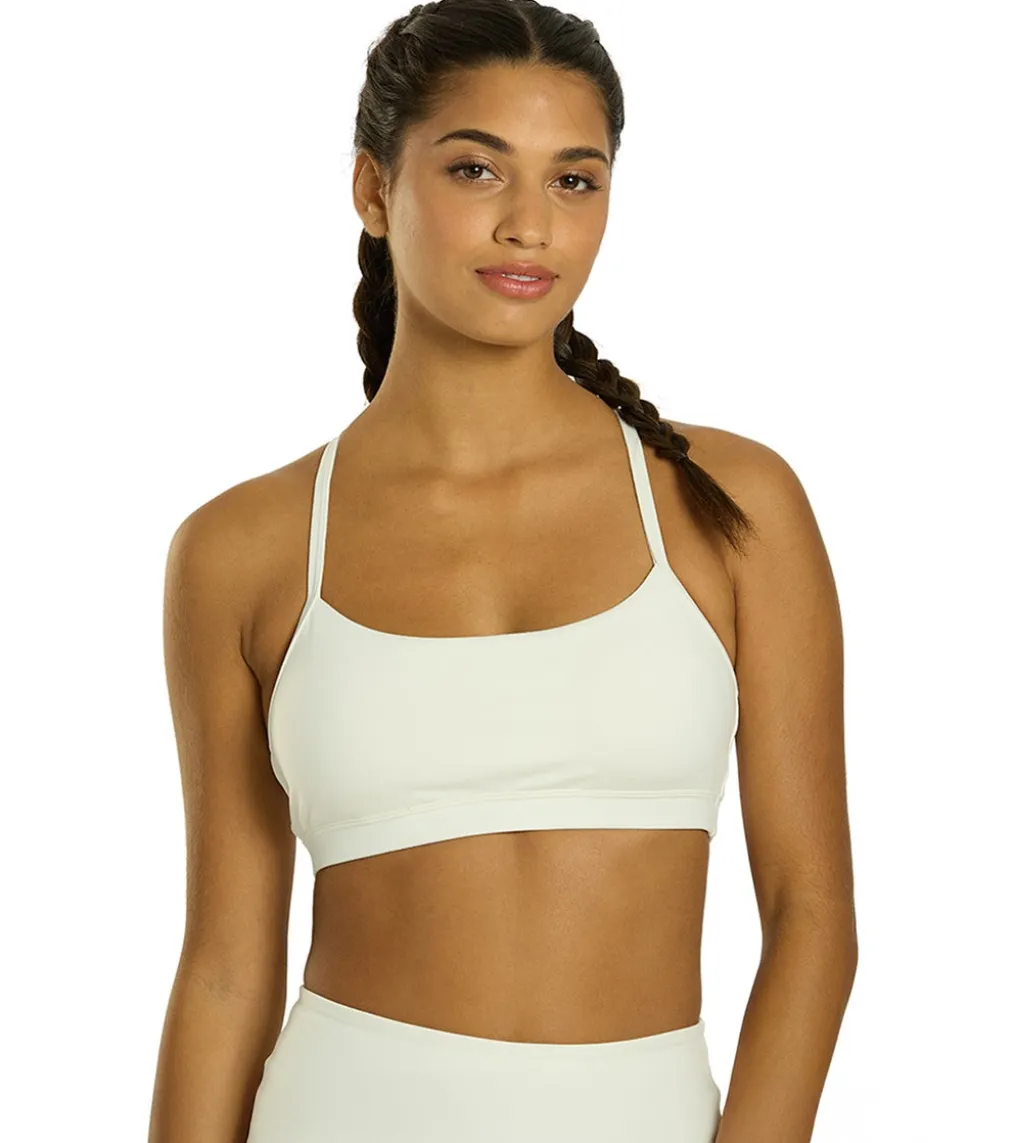 Everyday Yoga Delight Solid Racer Back Sports Bra