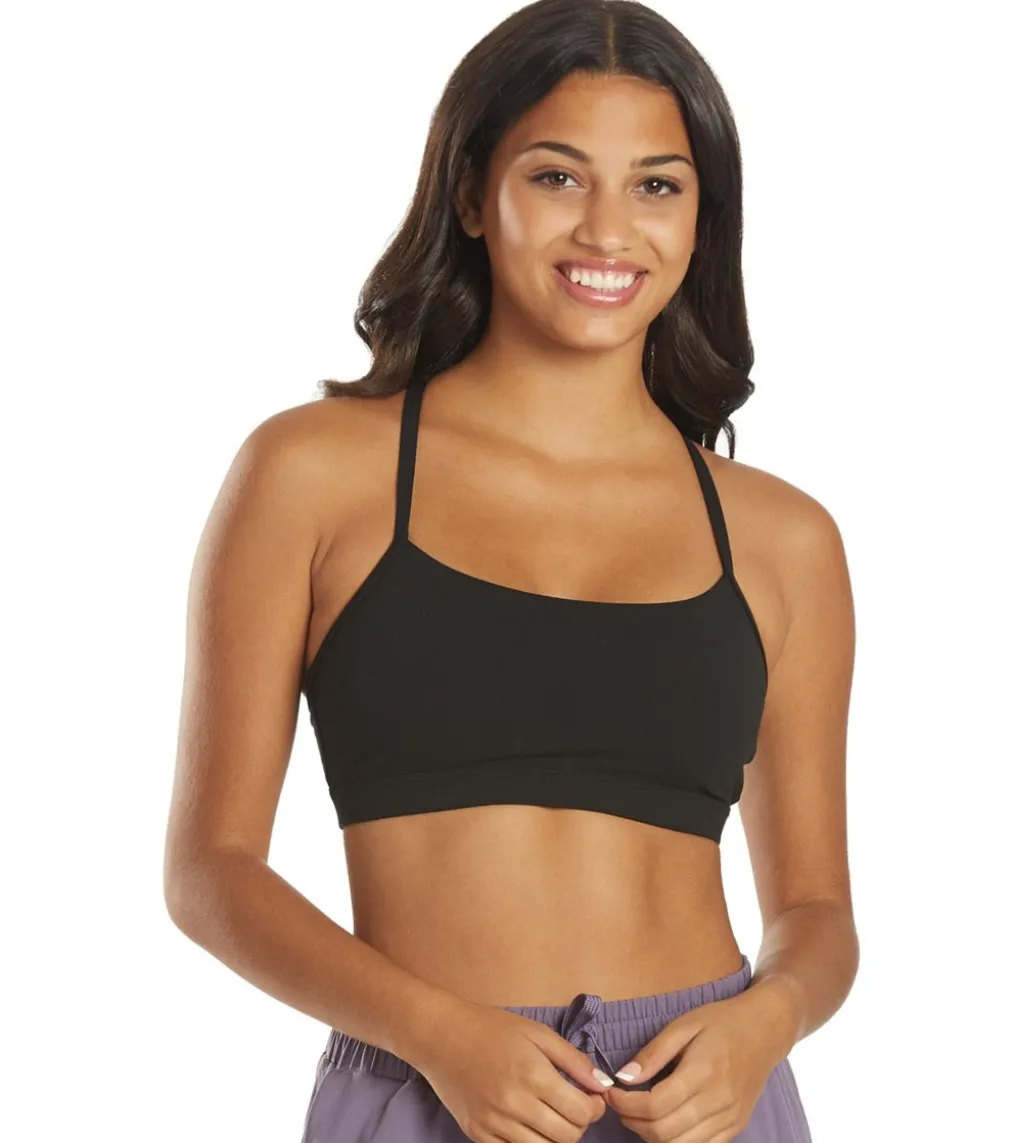 Everyday Yoga Delight Solid Racer Back Sports Bra