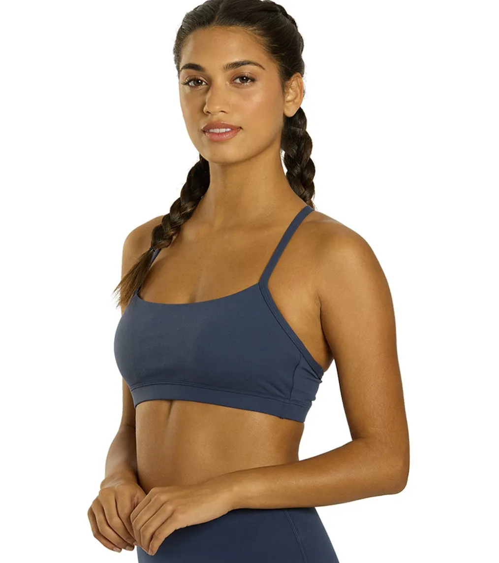 Everyday Yoga Delight Solid Racer Back Sports Bra