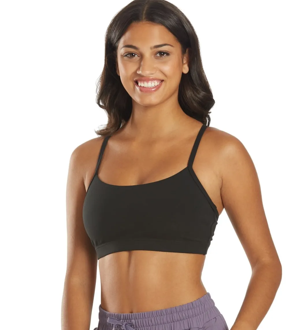 Everyday Yoga Delight Solid Racer Back Sports Bra