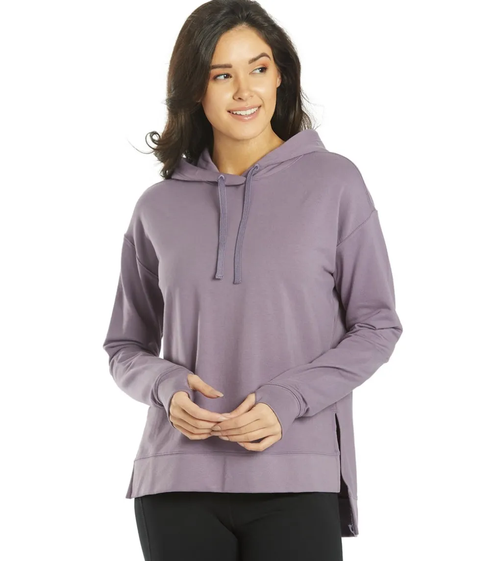 Everyday Yoga Diverse Solid Hi-Low Hooded Sweatshirt