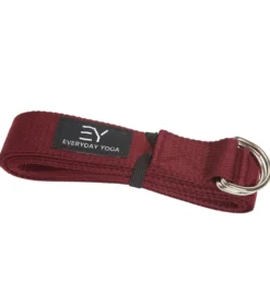Everyday Yoga 8 Foot Yoga Strap D-Ring