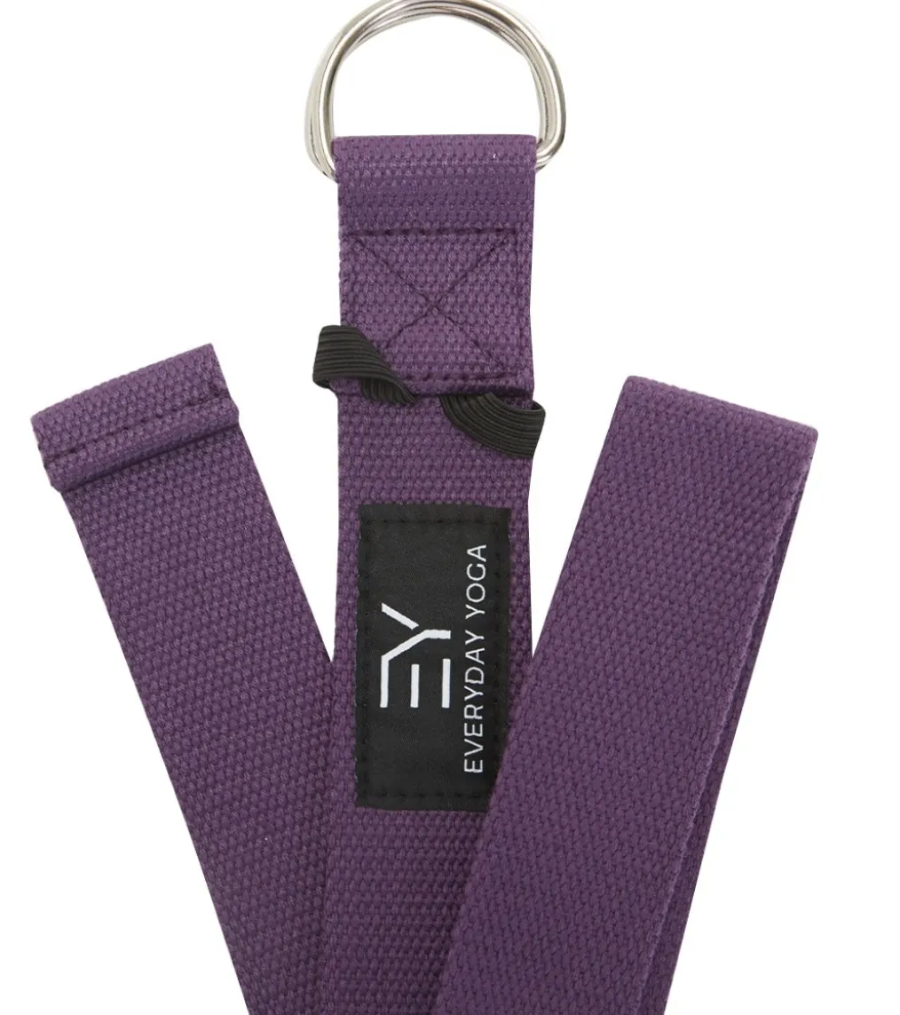 Everyday Yoga 6 Foot Yoga Strap D-Ring