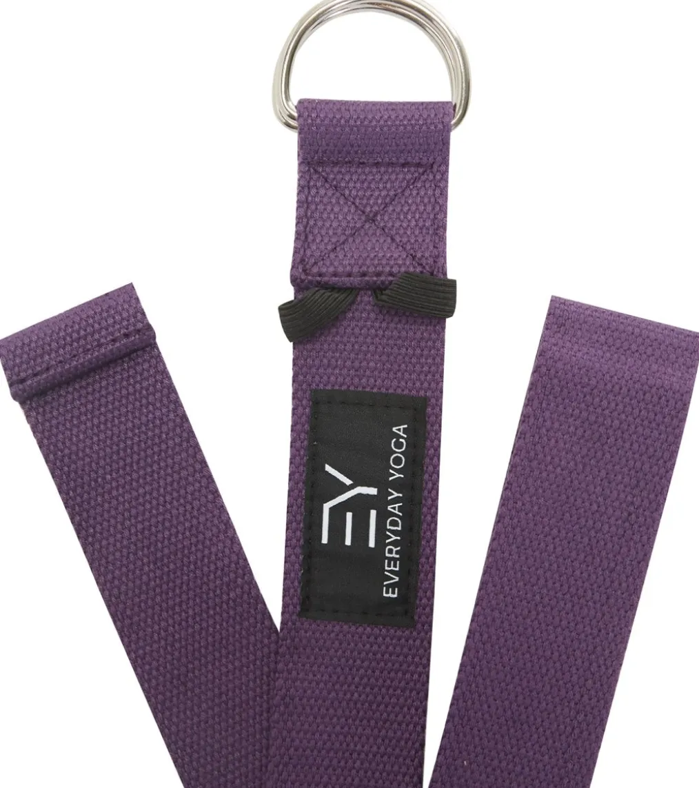 Everyday Yoga 10 Foot Yoga Strap D-Ring