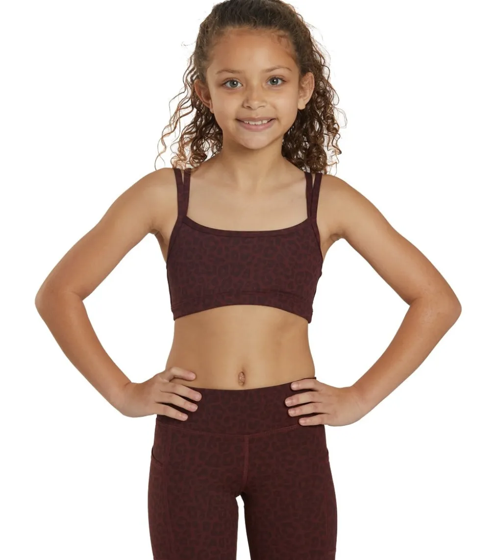 Everyday Yoga Girl Wholesome Cheetah Sports Bra