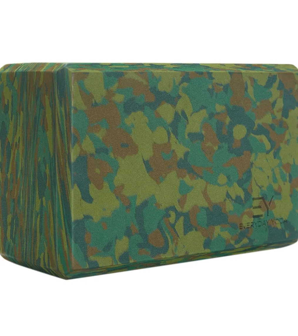 Everyday Yoga 4 Inch Heritage Camo Foam Yoga Block