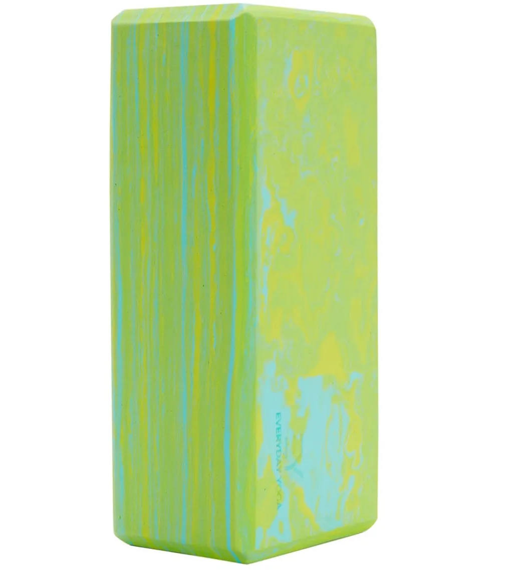 Everyday Yoga Kid’s 3 Inch Marbled Foam Yoga Block