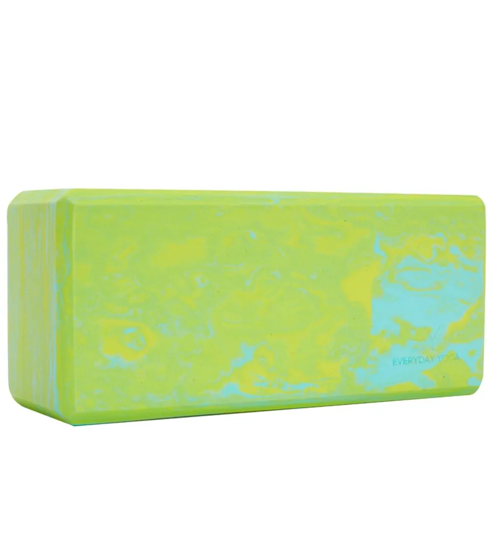 Everyday Yoga Kid’s 3 Inch Marbled Foam Yoga Block