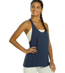 Everyday Yoga Motion Solid Racer Back Layering Tank
