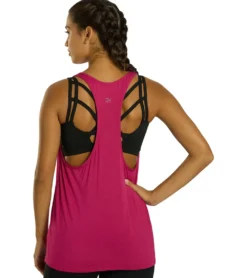 Everyday Yoga Motion Solid Racer Back Layering Tank
