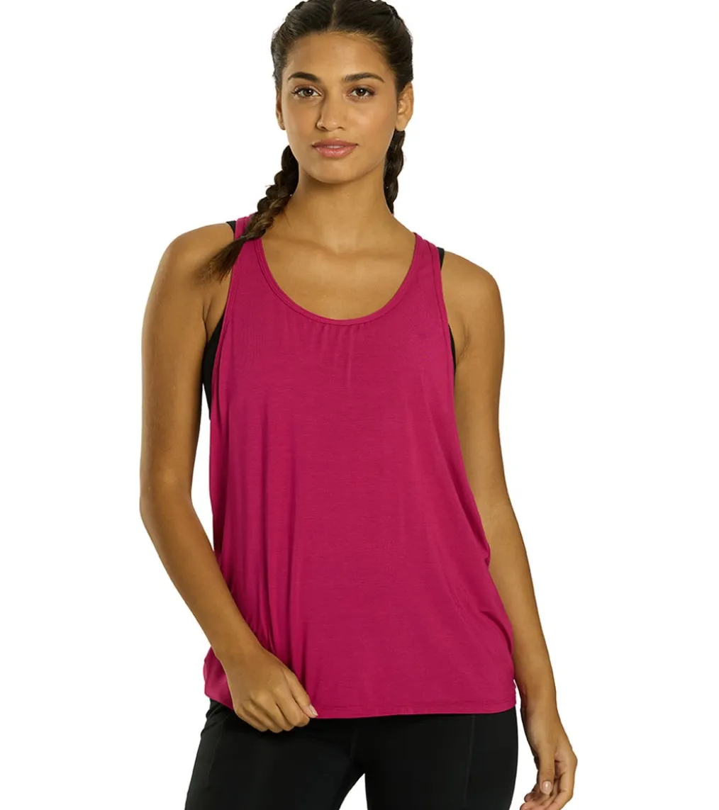Everyday Yoga Motion Solid Racer Back Layering Tank