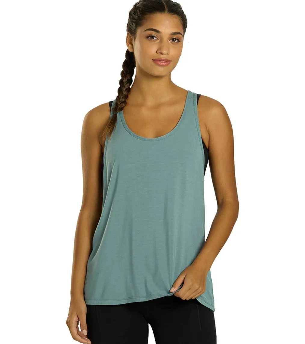 Everyday Yoga Motion Solid Racer Back Layering Tank