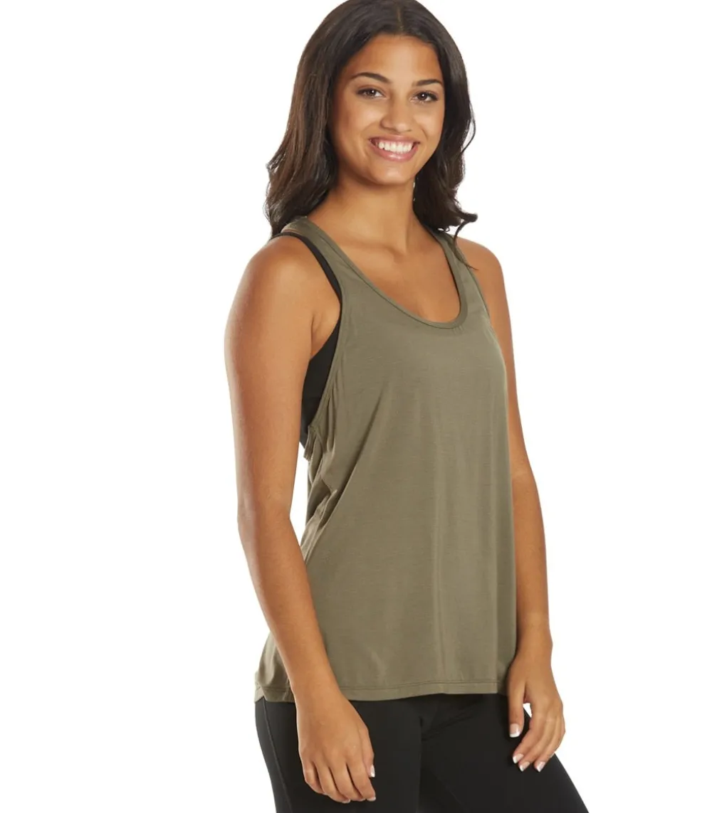 Everyday Yoga Motion Solid Racer Back Layering Tank