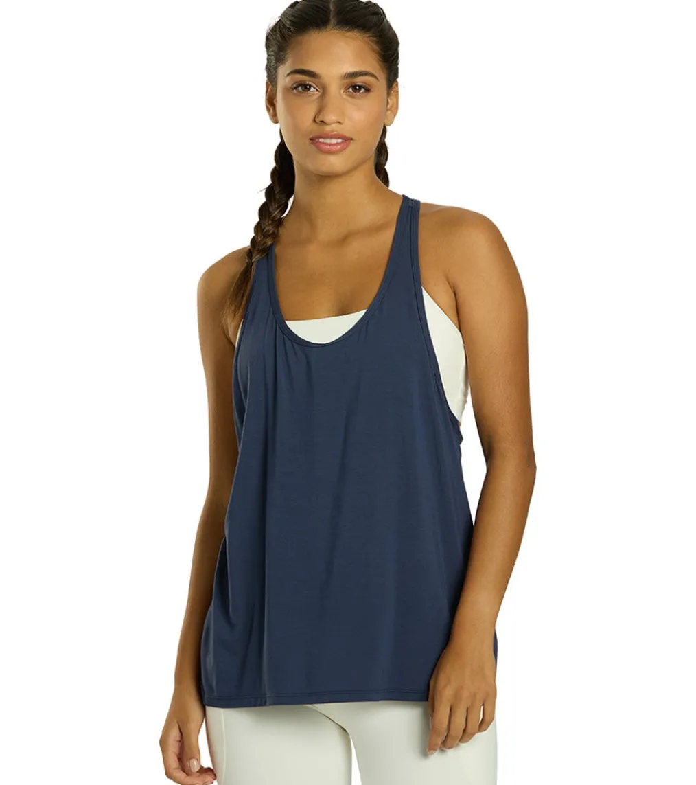 Everyday Yoga Motion Solid Racer Back Layering Tank