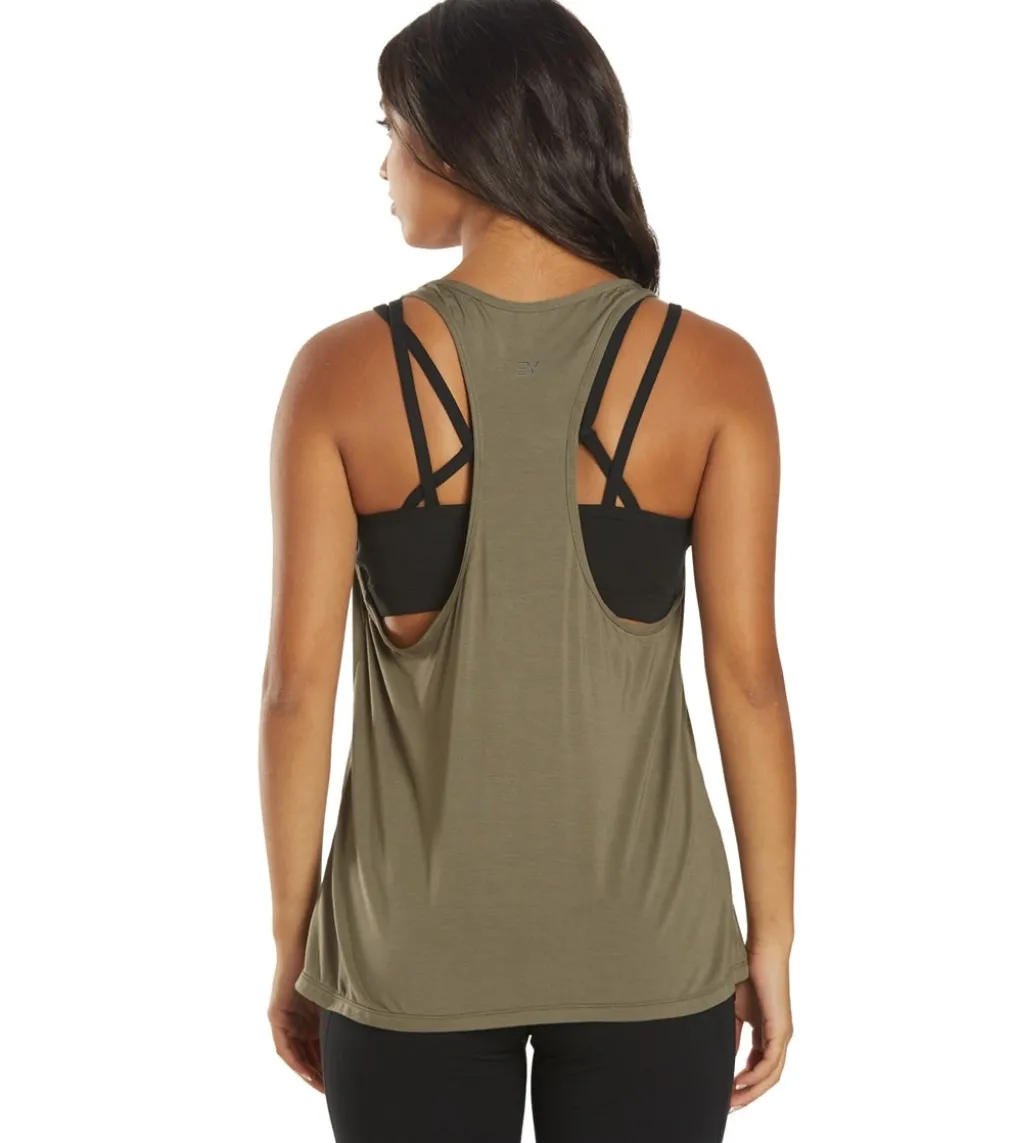 Everyday Yoga Motion Solid Racer Back Layering Tank