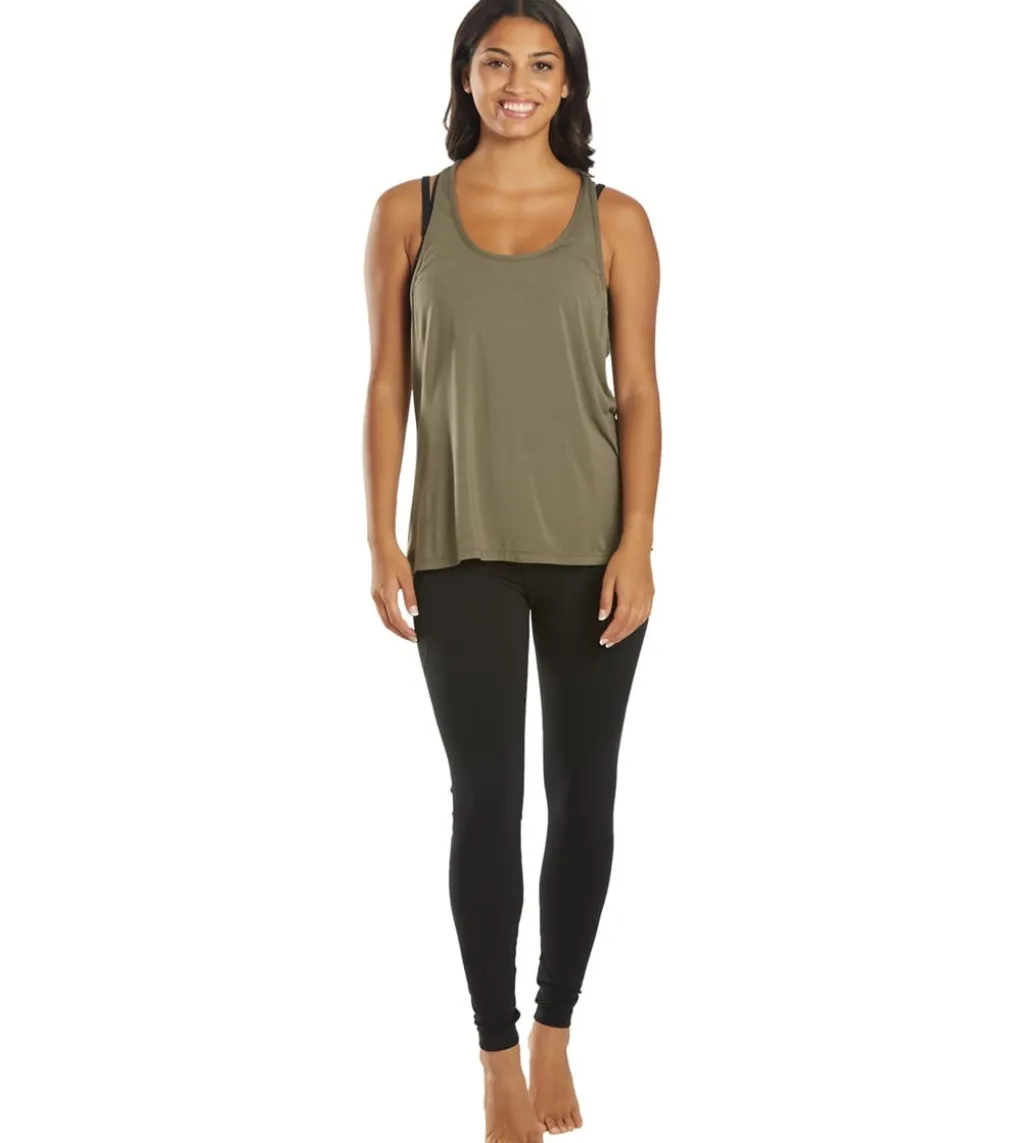 Everyday Yoga Motion Solid Racer Back Layering Tank