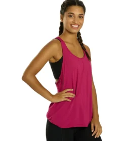 Everyday Yoga Motion Solid Racer Back Layering Tank